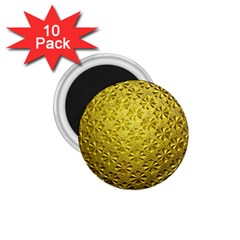 Patterns Gold Textures 1 75  Magnets (10 Pack)  by Simbadda