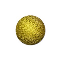 Patterns Gold Textures Golf Ball Marker (4 Pack) by Simbadda