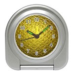 Patterns Gold Textures Travel Alarm Clocks Front