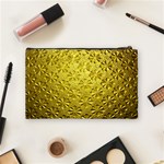 Patterns Gold Textures Cosmetic Bag (Medium)  Back