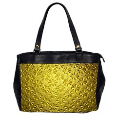 Patterns Gold Textures Office Handbags (2 Sides)  by Simbadda