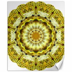 Fractal Flower Canvas 16  X 20   by Simbadda