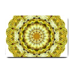 Fractal Flower Small Doormat  by Simbadda