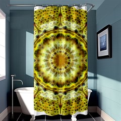 Fractal Flower Shower Curtain 36  X 72  (stall)  by Simbadda