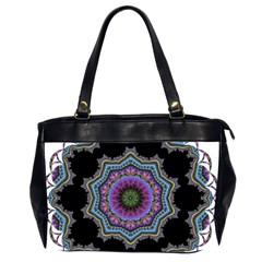 Fractal Lace Office Handbags (2 Sides)  by Simbadda