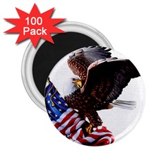 Independence Day United States 2 25  Magnets (100 Pack)  by Simbadda