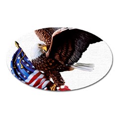 Independence Day United States Oval Magnet by Simbadda