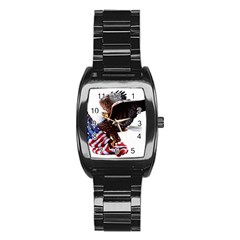 Independence Day United States Stainless Steel Barrel Watch by Simbadda