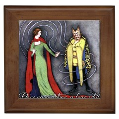 Beauty And The Beast Framed Tiles by athenastemple