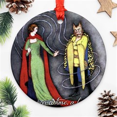 Beauty And The Beast Ornament (round) by athenastemple