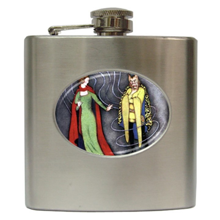 Beauty and the Beast Hip Flask (6 oz)