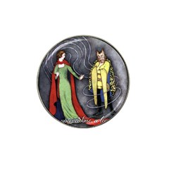 Beauty And The Beast Hat Clip Ball Marker (4 Pack) by athenastemple