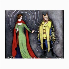 Beauty And The Beast Small Glasses Cloth (2-side) by athenastemple