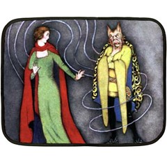 Beauty And The Beast Double Sided Fleece Blanket (mini)  by athenastemple