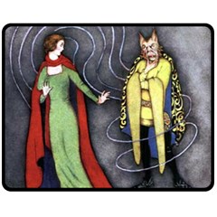 Beauty And The Beast Fleece Blanket (medium)  by athenastemple