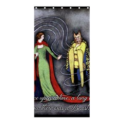 Beauty And The Beast Shower Curtain 36  X 72  (stall)  by athenastemple