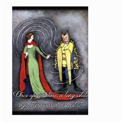 Beauty And The Beast Large Garden Flag (two Sides) by athenastemple