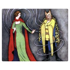 Beauty And The Beast Double Sided Flano Blanket (medium)  by athenastemple