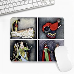 Fairy Tales Large Mousepads by athenastemple