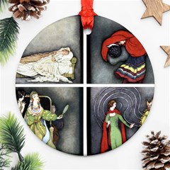 Fairy Tales Round Ornament (two Sides)