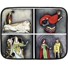 Fairy Tales Double Sided Fleece Blanket (mini)  by athenastemple