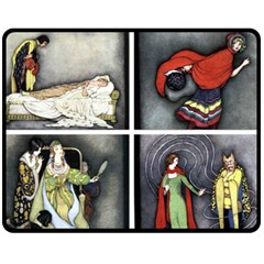 Fairy Tales Fleece Blanket (medium)  by athenastemple