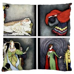 Fairy Tales Large Cushion Case (two Sides) by athenastemple