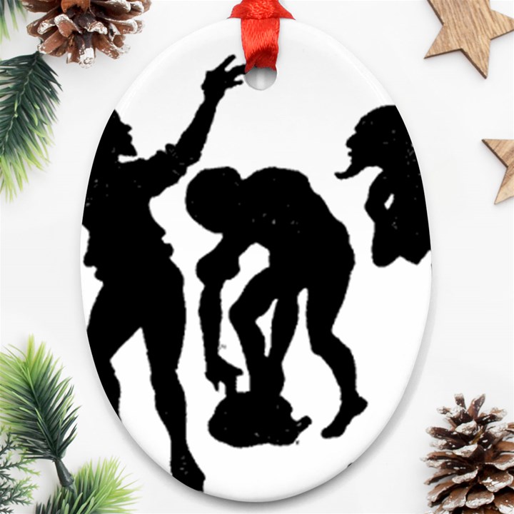 Seven Dwarfs Ornament (Oval)