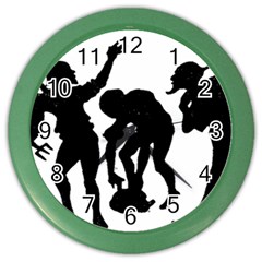 Seven Dwarfs Color Wall Clocks