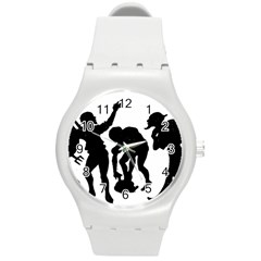 Seven Dwarfs Round Plastic Sport Watch (m)