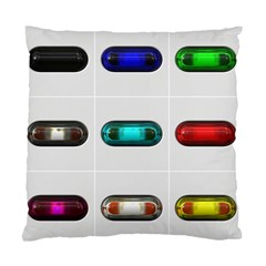 9 Power Button Standard Cushion Case (two Sides) by Simbadda