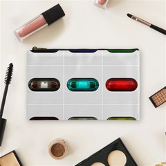 9 Power Button Cosmetic Bag (medium)  by Simbadda