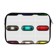 9 Power Button Apple Macbook Pro 17  Zipper Case by Simbadda