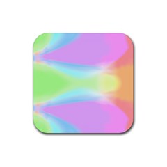 Abstract Background Colorful Rubber Coaster (square)  by Simbadda