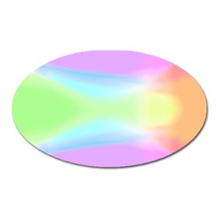 Abstract Background Colorful Oval Magnet by Simbadda