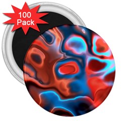 Abstract Fractal 3  Magnets (100 Pack) by Simbadda