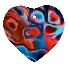 Abstract Fractal Heart Ornament (two Sides) by Simbadda