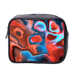 Abstract Fractal Mini Toiletries Bag 2-side by Simbadda