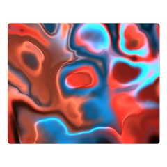 Abstract Fractal Double Sided Flano Blanket (large)  by Simbadda