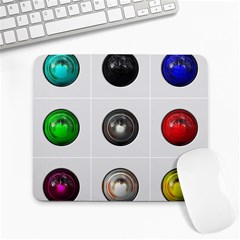 9 Power Buttons Large Mousepads by Simbadda