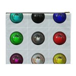 9 Power Buttons Cosmetic Bag (XL) Back