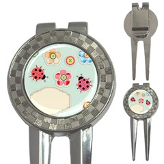 Buttons & Ladybugs Cute 3-in-1 Golf Divots by Simbadda