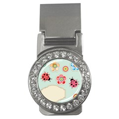 Buttons & Ladybugs Cute Money Clips (cz)  by Simbadda