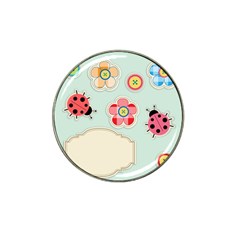 Buttons & Ladybugs Cute Hat Clip Ball Marker (4 Pack) by Simbadda