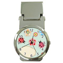 Buttons & Ladybugs Cute Money Clip Watches by Simbadda