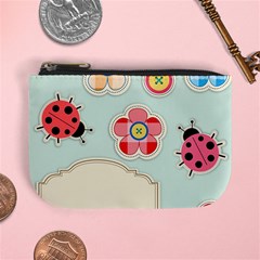 Buttons & Ladybugs Cute Mini Coin Purses by Simbadda