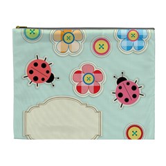 Buttons & Ladybugs Cute Cosmetic Bag (xl)