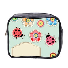 Buttons & Ladybugs Cute Mini Toiletries Bag 2-side by Simbadda