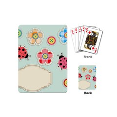 Buttons & Ladybugs Cute Playing Cards (mini) 