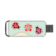 Buttons & Ladybugs Cute Portable Usb Flash (one Side) by Simbadda